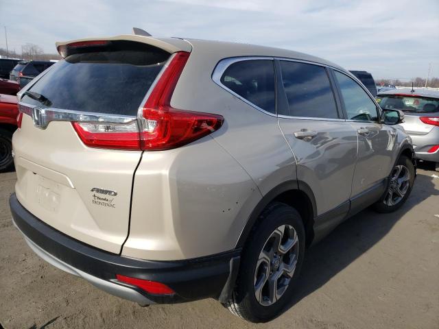 2HKRW2H83KH641046 - 2019 HONDA CR-V EXL GOLD photo 3