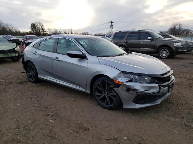 2HGFC2E82KH576975 - 2019 HONDA CIVIC SPORT 银色 照片 4