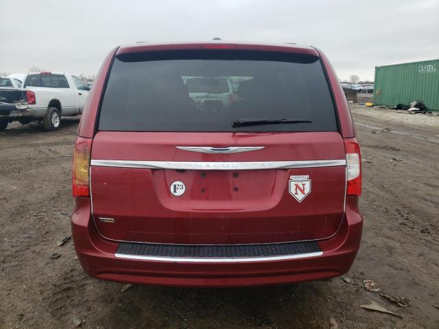 2C4RC1BG4ER436331 - 2014 CHRYSLER TOWN & COU TOURING RED photo 6