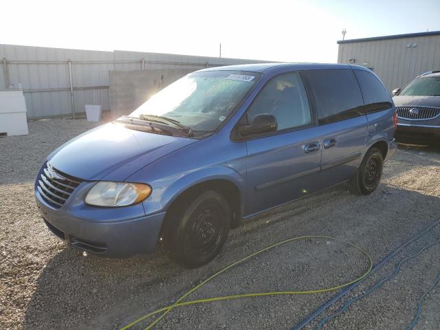 1A4GJ45R17B162562 - 2007 CHRYSLER TOWN & COU BLUE photo 1