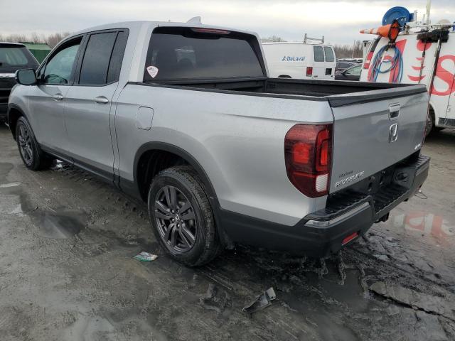 5FPYK3F19KB037641 - 2019 HONDA RIDGELINE SPORT SILVER photo 2