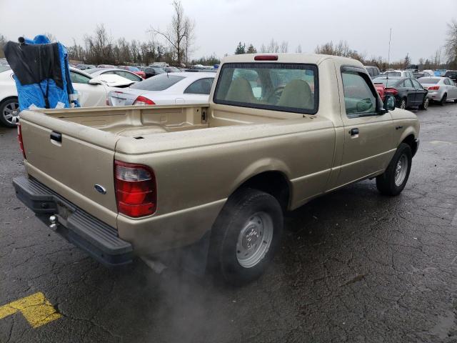 1FTYR10D12PB66815 - 2002 FORD RANGER TAN photo 3