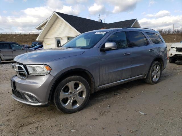 1C4RDJDG9EC278913 - 2014 DODGE DURANGO LIMITED SILVER photo 1