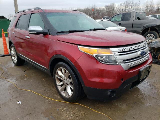 1FM5K7D83EGA07382 - 2014 FORD EXPLORER XLT BURGUNDY photo 4