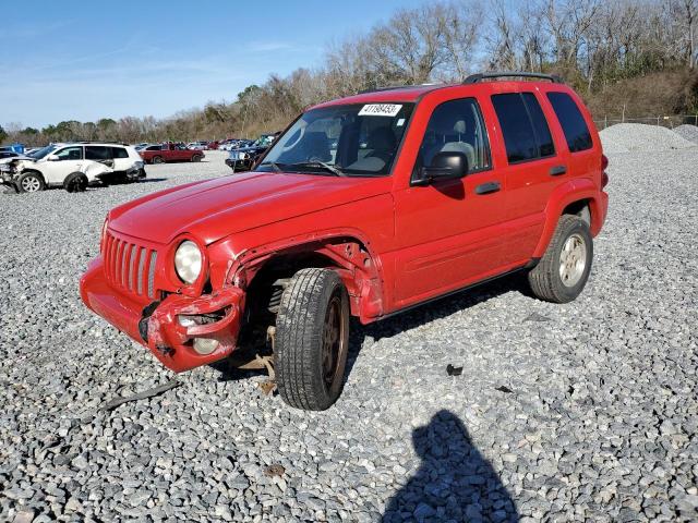 1J4GK58K72W286077 - 2002 JEEP LIBERTY LIMITED RED photo 1