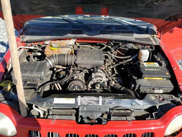 1J4GK58K72W286077 - 2002 JEEP LIBERTY LIMITED RED photo 11