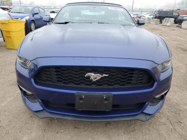 1FATP8EM7G5226610 - 2016 FORD MUSTANG BLUE photo 5