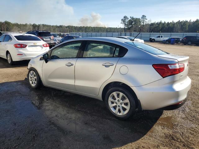 KNADM4A37G6664113 - 2016 KIA RIO LX SILVER photo 2