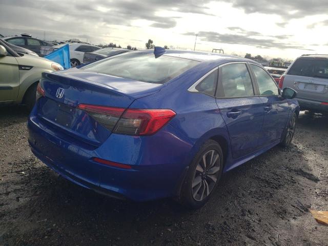 2HGFE1F71PH316858 - 2023 HONDA CIVIC EX BLUE photo 3