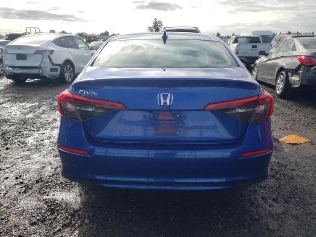 2HGFE1F71PH316858 - 2023 HONDA CIVIC EX BLUE photo 6