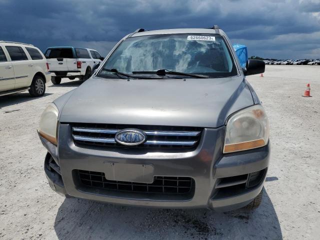 KNDJF724787527158 - 2008 KIA SPORTAGE LX SILVER photo 5