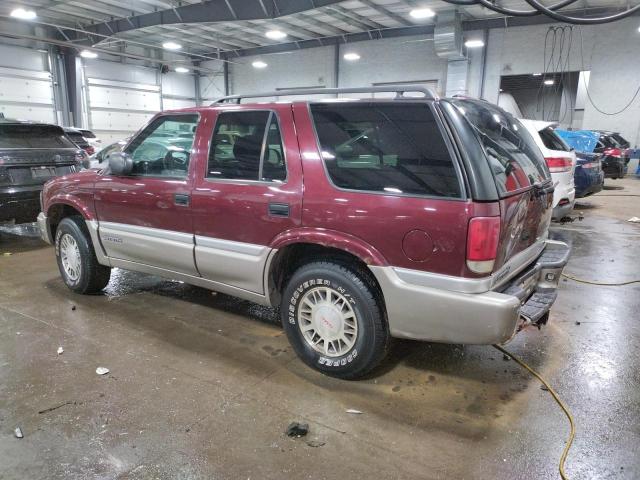 1GKDT13W0Y2366835 - 2000 GMC JIMMY / EN BURGUNDY photo 2