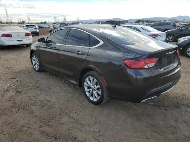 1C3CCCCGXFN524237 - 2015 CHRYSLER 200 C BROWN photo 2