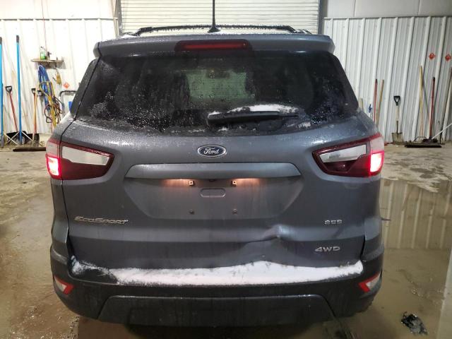 MAJ6P1CL9JC182787 - 2018 FORD ECOSPORT SES GRAY photo 6