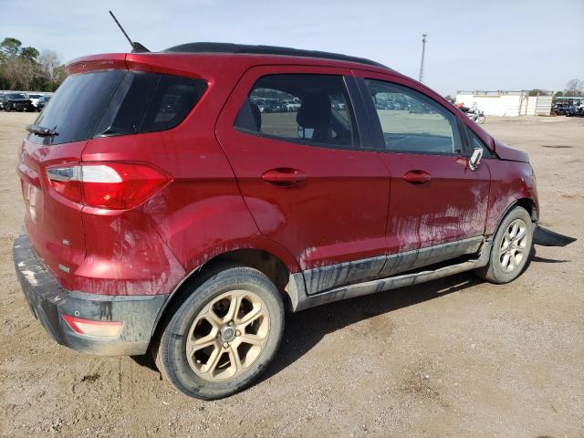 MAJ3S2GE9KC305069 - 2019 FORD ECOSPORT SE RED photo 3