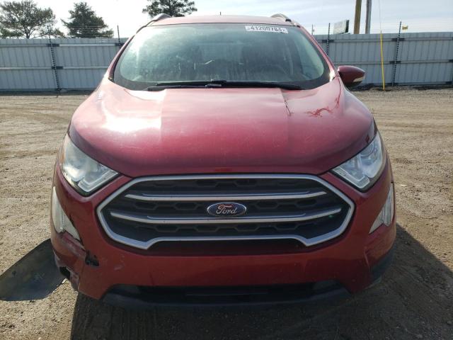 MAJ3S2GE9KC305069 - 2019 FORD ECOSPORT SE RED photo 5