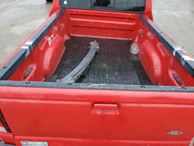 1FTYR14UXWPB06712 - 1998 FORD RANGER SUPER CAB RED photo 10