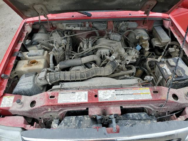 1FTYR14UXWPB06712 - 1998 FORD RANGER SUPER CAB RED photo 11