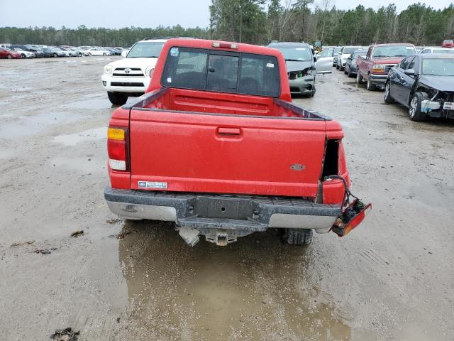 1FTYR14UXWPB06712 - 1998 FORD RANGER SUPER CAB RED photo 6