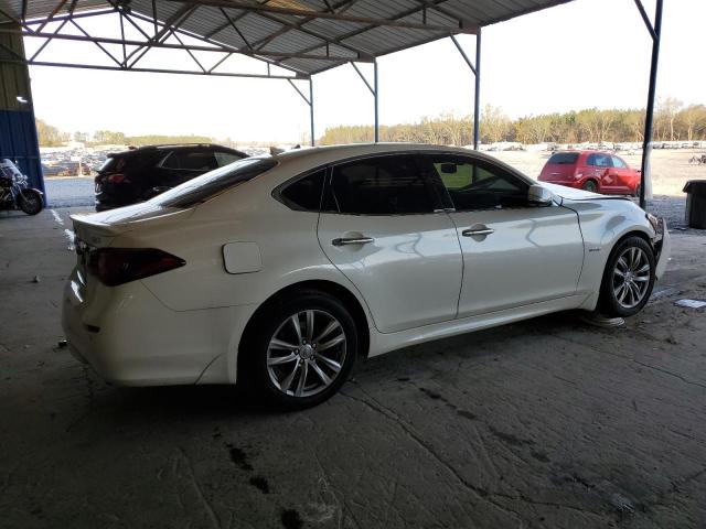 JN1EY1AP9GM470047 - 2016 INFINITI Q70 HYBRID WHITE photo 3