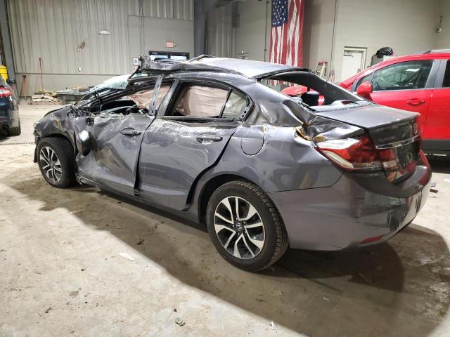 19XFB2F85FE258351 - 2015 HONDA CIVIC EX GRAY photo 2