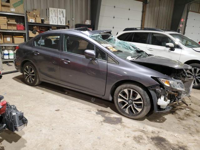 19XFB2F85FE258351 - 2015 HONDA CIVIC EX GRAY photo 4