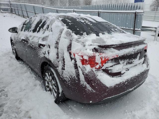 5YFBURHEXHP631695 - 2017 TOYOTA COROLLA L MAROON photo 2