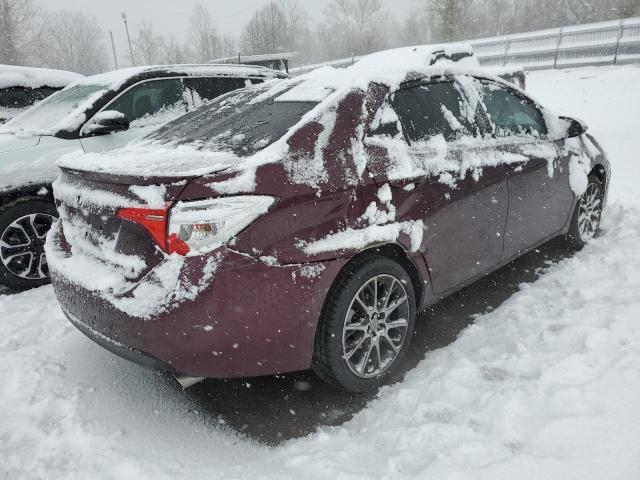 5YFBURHEXHP631695 - 2017 TOYOTA COROLLA L MAROON photo 3