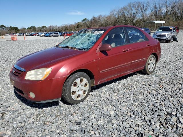 KNAFE121455126800 - 2005 KIA SPECTRA LX RED photo 1