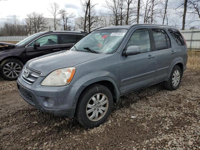 JHLRD78965C062860 - 2005 HONDA CR-V SE GRAY photo 1