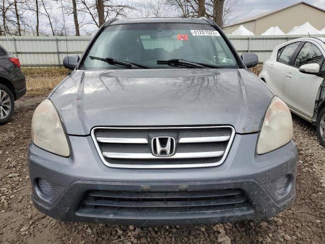 JHLRD78965C062860 - 2005 HONDA CR-V SE GRAY photo 5