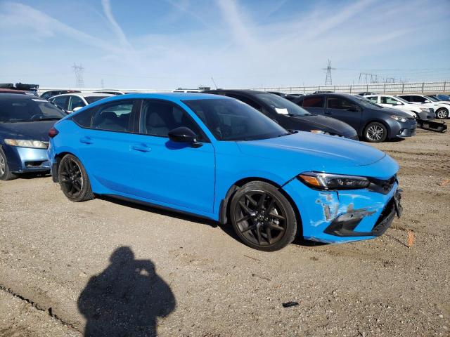 19XFL2H80NE000456 - 2022 HONDA CIVIC SPORT ლურჯი ფოტო 4