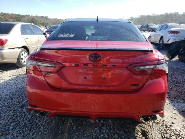 4T1K61AK6NU042696 - 2022 TOYOTA CAMRY XSE MAROON photo 6