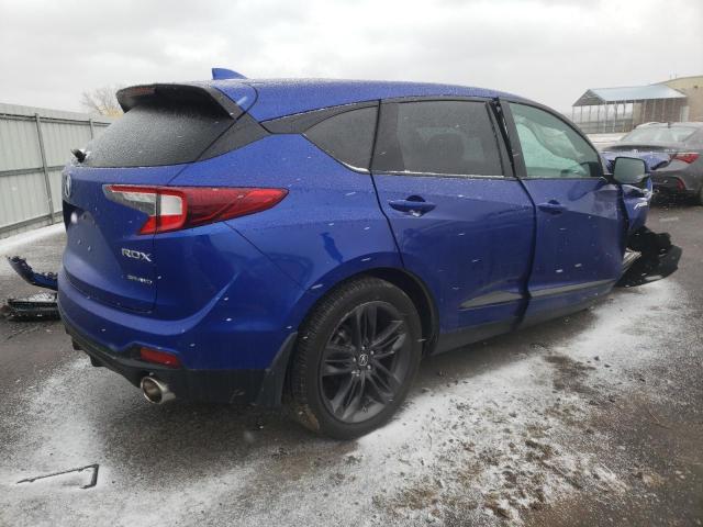 5J8TC2H6XKL000759 - 2019 ACURA RDX A-SPEC BLUE photo 3