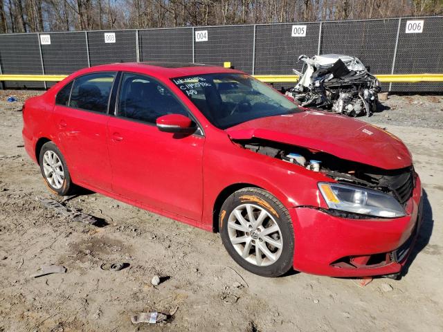 3VWDP7AJ3CM469109 - 2012 VOLKSWAGEN JETTA SE RED photo 4