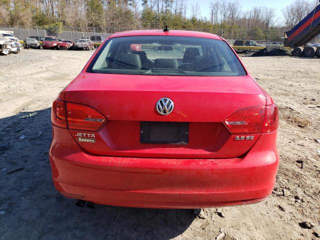 3VWDP7AJ3CM469109 - 2012 VOLKSWAGEN JETTA SE RED photo 6