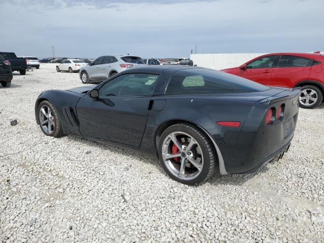 1G1YX2DW2C5103736 - 2012 CHEVROLET CORVETTE GRAND SPORT BLACK photo 2