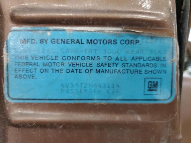 4V39T2H443114 - 1972 BUICK ELECTRA LI BROWN photo 12