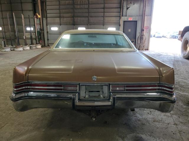 4V39T2H443114 - 1972 BUICK ELECTRA LI BROWN photo 6