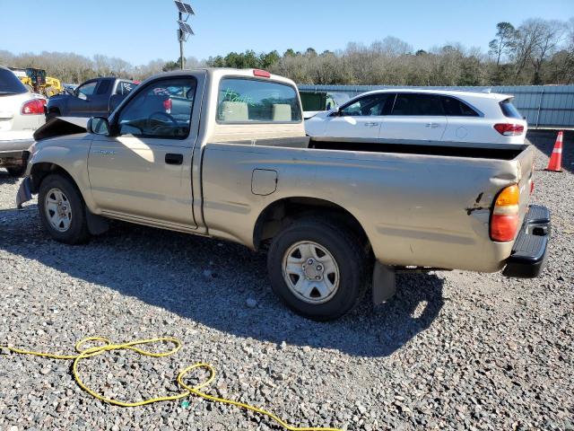 5TENL42N83Z150035 - 2003 TOYOTA TACOMA TAN photo 2