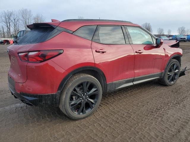 3GNKBJRS4KS691808 - 2019 CHEVROLET BLAZER RS RED photo 3