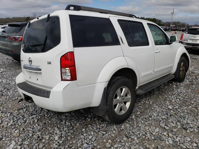 5N1AR18U08C604970 - 2008 NISSAN PATHFINDER S 白色 照片 3