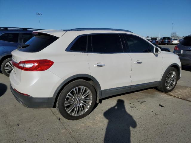 2LMTJ6LR9GBL59797 - 2016 LINCOLN MKX RESERVE Սպիտակ լուսանկար 3