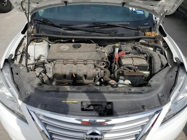 3N1AB7AP8FL659008 - 2015 NISSAN SENTRA S WHITE photo 11