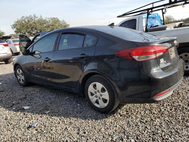 3KPFK4A72HE100451 - 2017 KIA FORTE LX BLACK photo 2