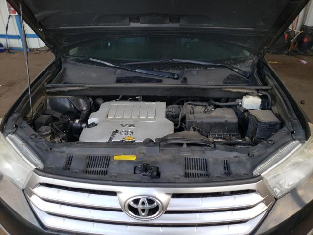 5TDBK3EH4BS060883 - 2011 TOYOTA HIGHLANDER BASE Noir photo 11
