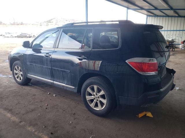 5TDBK3EH4BS060883 - 2011 TOYOTA HIGHLANDER BASE Noir photo 2