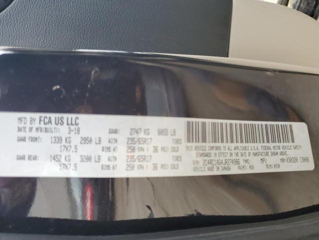 2C4RC1AG4JR274986 - 2018 CHRYSLER PACIFICA L BLACK photo 13