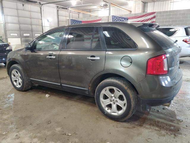 2FMDK4JC6BBB08857 - 2011 FORD EDGE SEL GRAY photo 2