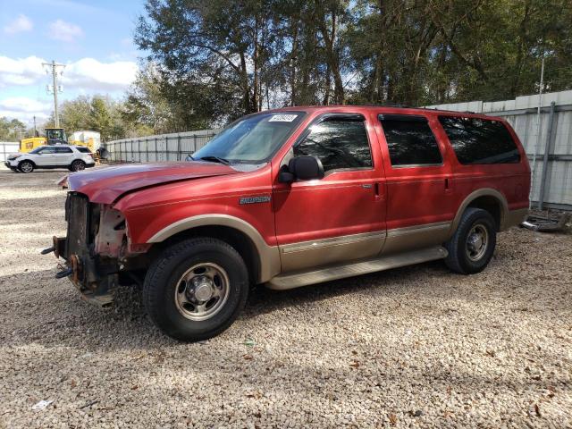 1FMNU42S42EB78575 - 2002 FORD EXCURSION LIMITED BURGUNDY photo 1
